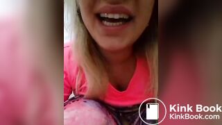 Iranian girl shitting