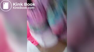 Iranian girl shitting