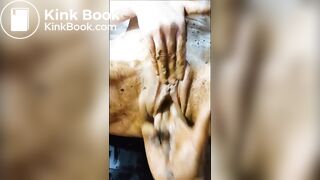 Scat fingers masturbation