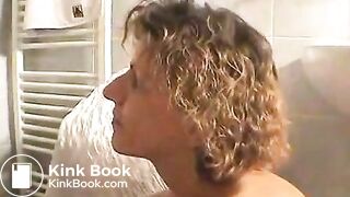 Anal fingering and enema
