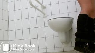 Sexy Teen Girl Sprays Diarrhea Mess On Public Bathroom Floor