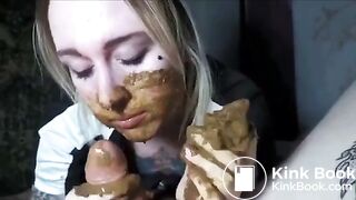 SCAT FAP! Compilation! Couples scat fuck & suck
