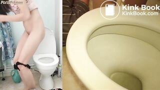 PooAlina - Toilet slave swallows Alina shit from toilet