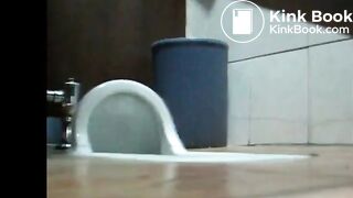 Toilet Poop Voyeur Steals two womens poop - ThisVidcom