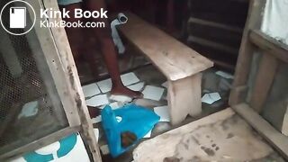 Huge poop in abandoned house