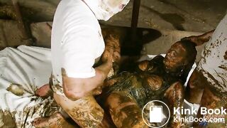 Bettys gangbang in cowshit - Betty's Manure Gulag