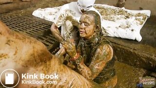 Bettys gangbang in cowshit - Betty's Manure Gulag