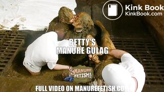 Bettys gangbang in cowshit - Betty's Manure Gulag