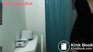 Dirty scat play in bathroom and anal