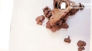 Chinese girl pooping nuggets