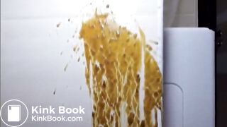 Spraying the wall with diarrhea - ThisVidcom