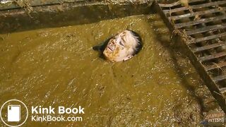 Betty completely submerges in cowshit