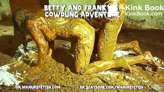 Our cowshit girls - smearing and masturbating in manure