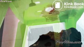 PooAlina - Toilet slave eats Alina's morning diarrhea