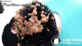 PooAlina - Toilet slave eats Alina's morning diarrhea