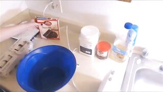 CosmicGirl - Eating A Piece Of Pee And Shit Cake!