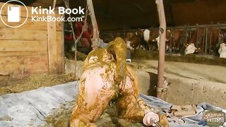 Wicked Betty in the manure channel trailer