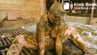 Wicked Betty in the manure channel trailer