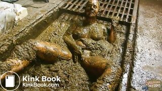 Wicked Betty in the manure channel trailer