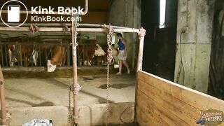 Wicked Betty in the manure channel trailer