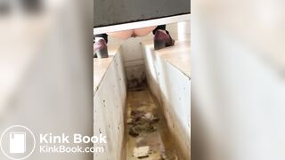 Chinese ditch toilet scat