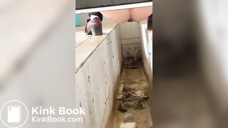 Chinese ditch toilet scat