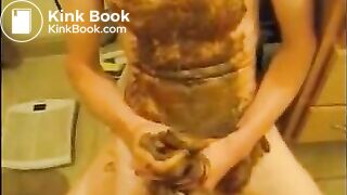 Anal fucked girl with shit