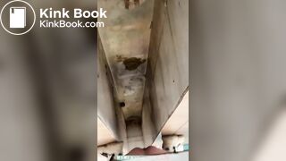 Chinese ditch toilet quick poop