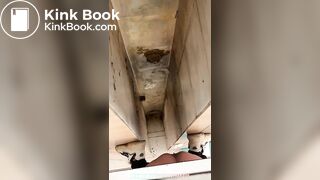 Chinese ditch toilet quick poop