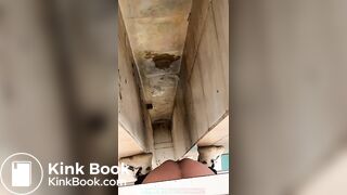 Chinese ditch toilet quick poop