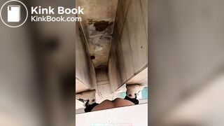 Chinese ditch toilet quick poop