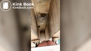 Chinese ditch toilet quick poop