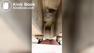 Chinese ditch toilet quick poop