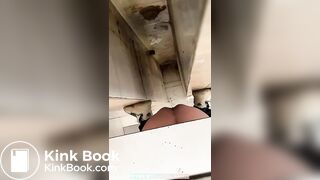 Chinese ditch toilet quick poop