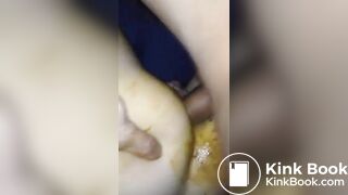 Couple get messy while anal play