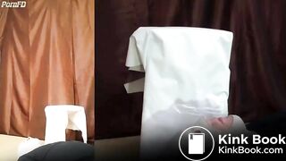 Poo19 - Christina's foot in shit - I licked everything!