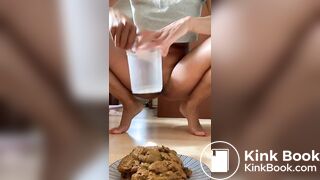 Fit girl poop pee