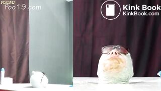 Poo19 - 5 girls shit in my mouth Part 3 Christina