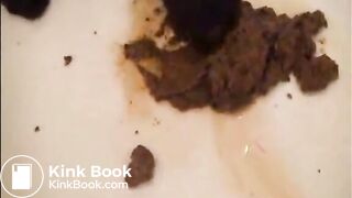 Girl playing with nylons piss and shit