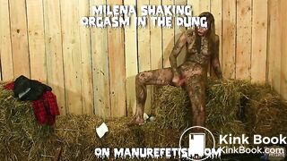 Girls Playing and masturbating in Cowshit - Manure Monday Sale