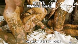 Girls Playing and masturbating in Cowshit - Manure Monday Sale
