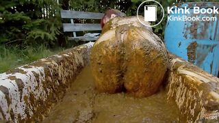 Lyndra Lynn bathing in Cowshit - ManureFetish Sale