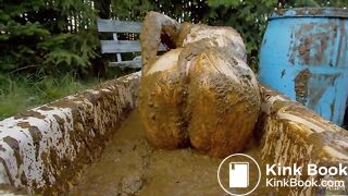 Lyndra Lynn bathing in Cowshit - ManureFetish Sale