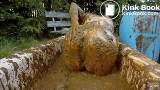 Lyndra Lynn bathing in Cowshit - ManureFetish Sale