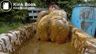 Lyndra Lynn bathing in Cowshit - ManureFetish Sale