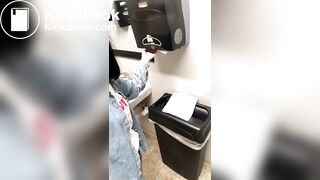 Cute Teen shits on the floor