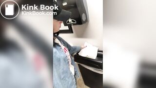 Cute Teen shits on the floor