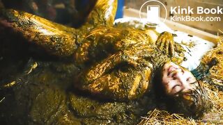 Lyndra covered in Cowshit - Squid Game Manure