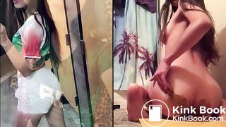 Latin Shit Whore does what she's told!