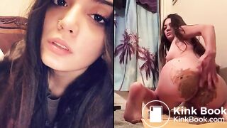 Latin Shit Whore does what she's told!